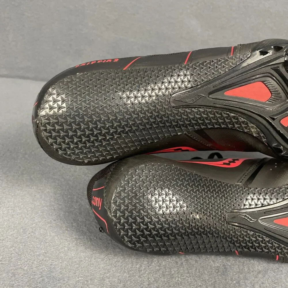 Saucony Mens Track Spike Shoes 10.5 Running Black Track Field Sprinting - Picture 12 of 14